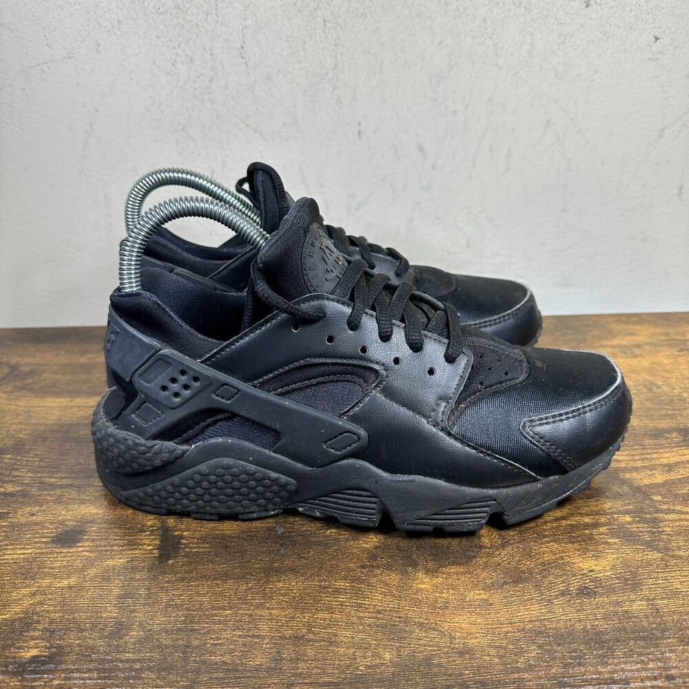 Nike Air Huarache 634835-012 Black Lace‎ Up Running Shoes Womens Size 7.5